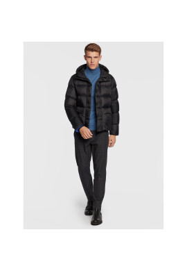 Add Пухено яке 6AMF70 Черен Regular Fit - Pepit.bg
