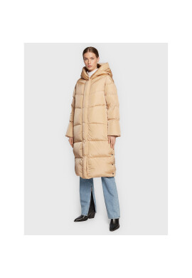 Add Пухено яке 6AW008 Бежов Regular Fit - Pepit.bg