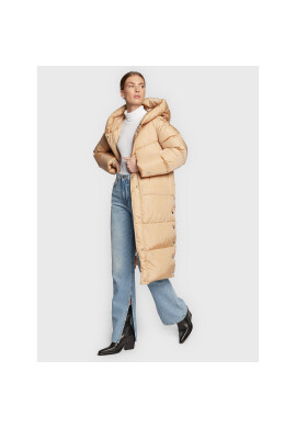 Add Пухено яке 6AW008 Бежов Regular Fit - Pepit.bg