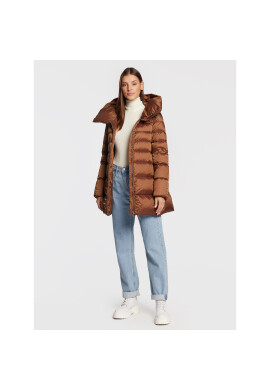 Add Пухено яке 6AW226 Кафяв Regular Fit - Pepit.bg