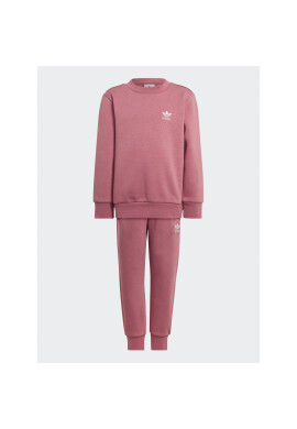 adidas Анцуг Adicolor Crew Set IB9899 Розов Regular Fit - Pepit.bg