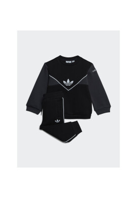 adidas Анцуг Adicolor Crew Set IC9113 Черен Regular Fit - Pepit.bg