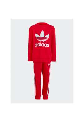 adidas Анцуг Adicolor Crew Set IC9155 Червен Regular Fit - Pepit.bg