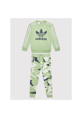 adidas Анцуг Camo Crew HC1927 Зелен Regular Fit - Pepit.bg