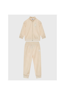 adidas Анцуг Monogram Print Tracksuit H62935 Бял Regular Fit - Pepit.bg