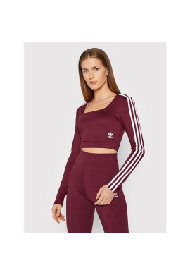adidas Блуза adicolor Classics H37770 Бордо Slim Fit - Pepit.bg