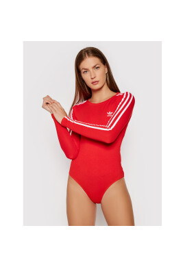 adidas Боди adicolor Classics H35623 Червен Slim Fit - Pepit.bg