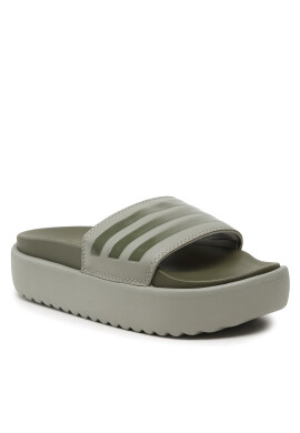 adidas Чехли adilette Platform Slides HQ6180 Зелен - Pepit.bg