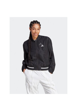 adidas Яке бомбър Scribble IJ8752 Черен Loose Fit - Pepit.bg