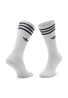 adidas Комплект 3 чифта дълги чорапи мъжки Solid Crew HM2740 Цветен - Pepit.bg