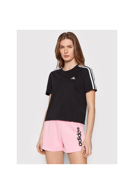 adidas Performance Тишърт Essentials 3-Stripes GL0777 Черен Loose Fit - Pepit.bg