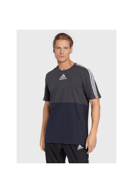 adidas Тишърт Essentials Colorblock HK2881 Сив Regular Fit - Pepit.bg
