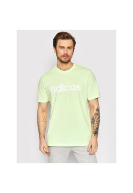 adidas Performance Тишърт Essentials Embroidered Linear Logo HE1825 Зелен Regular Fit - Pepit.bg