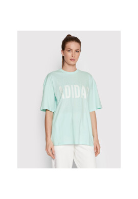 adidas Performance Тишърт Essentials Repeat HC9157 Зелен Loose Fit - Pepit.bg
