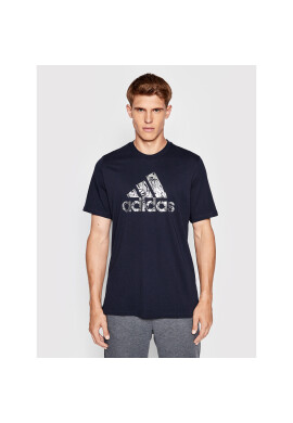 adidas Тишърт Foil HK9159 Тъмносин Regular Fit - Pepit.bg