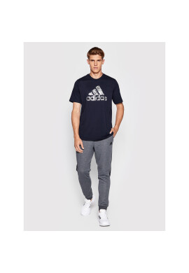 adidas Тишърт Foil HK9159 Тъмносин Regular Fit - Pepit.bg