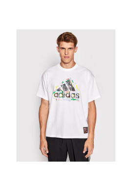 adidas Тишърт Pride HC4456 Бял Regular Fit - Pepit.bg