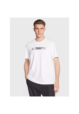adidas Тишърт Terrex Classic Logo HF3285 Бял Regular Fit - Pepit.bg