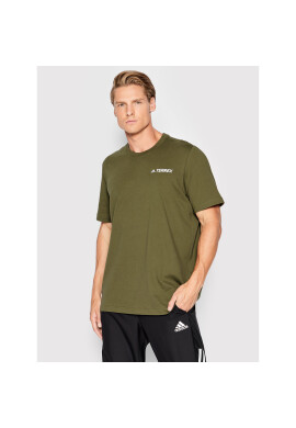 adidas Тишърт Terrex Mountain Graphic HE1768 Зелен Regular Fit - Pepit.bg