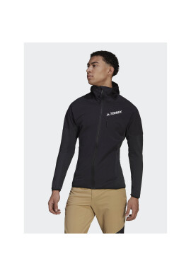 adidas Полар Techrock Flooce Wind Hooded Jacket HF0726 Черен - Pepit.bg