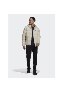 adidas Пухено яке Helionic HG4886 Екрю Regular Fit - Pepit.bg