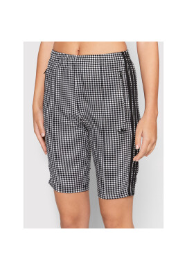 adidas Шорти от плат Gingham HB9452 Черен Regular Fit - Pepit.bg