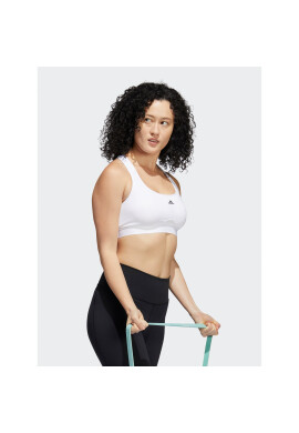 adidas Спортен сутиен Powerreact Training Medium-Support Bra HC7849 Бял - Pepit.bg