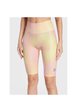 adidas Спортни шорти Allover Print HL6601 Жълт Slim Fit - Pepit.bg