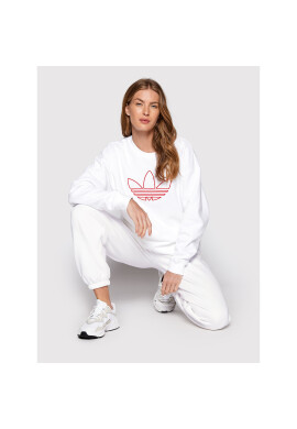 adidas Суитшърт HK5179 Бял Regular Fit - Pepit.bg