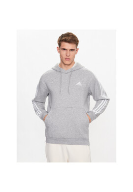 adidas Суитшърт Essentials Fleece 3-Stripes IJ6474 Сив Regular Fit - Pepit.bg