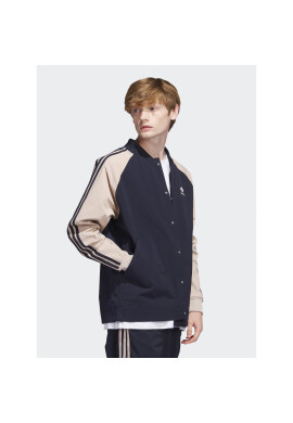 adidas Суитшърт SST Woven Jacket IC5543 Син Regular Fit - Pepit.bg