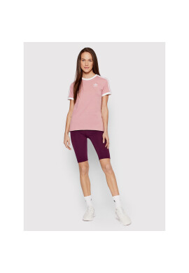 adidas Тишърт adicolor Classics 3-Stripes HB9485 Розов Regular Fit - Pepit.bg