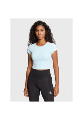 adidas Тишърт adicolor Classics 3-Stripes HM4711 Син Tight Fit - Pepit.bg