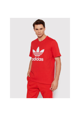 adidas Тишърт adicolor Classics Trefoil HE9511 Червен Regular Fit - Pepit.bg