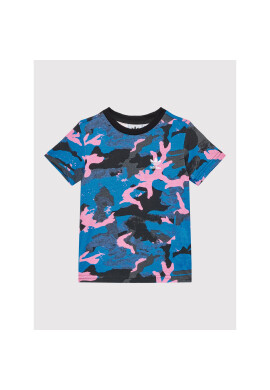 adidas Тишърт Allover Print Camo HK0287 Син Regular Fit - Pepit.bg