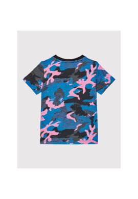 adidas Тишърт Allover Print Camo HK0287 Син Regular Fit - Pepit.bg