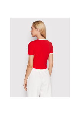 adidas Тишърт Binding Details HL6570 Червен Slim Fit - Pepit.bg