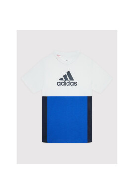 adidas Тишърт Colourblock HG6831 Бял Regular Fit - Pepit.bg