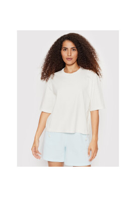 adidas Тишърт Drawcords HE9561 Бял Loose Fit - Pepit.bg
