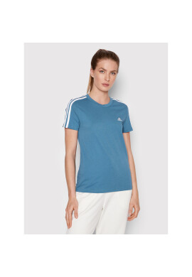 adidas Тишърт Essentials 3-Stripes HF7238 Син Slim Fit - Pepit.bg