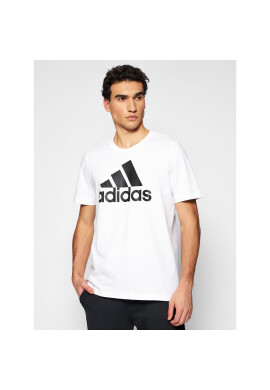 adidas Тишърт Essentials Big Logo GK9121 Бял Regular Fit - Pepit.bg