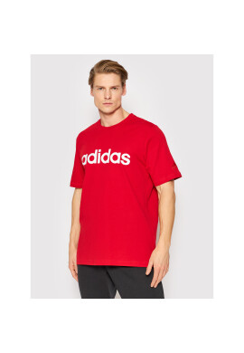 adidas Тишърт Essentials Embroidered Linear Logo GL0061 Червен Regular Fit - Pepit.bg
