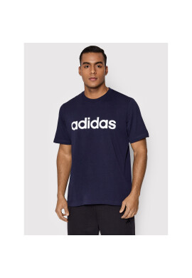 adidas Тишърт Essentials Embroidered Linear Logo GL0062 Тъмносин Regular Fit - Pepit.bg