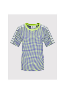 adidas Тишърт Gingham HB9455 Цветен Regular Fit - Pepit.bg