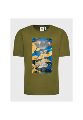 adidas Тишърт Graphic Camo HK5158 Зелен Regular Fit - Pepit.bg