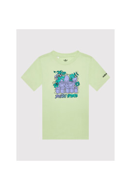 adidas Тишърт Graphic Stoked Beach HF7434 Жълт Regular Fit - Pepit.bg