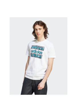 adidas Тишърт HY1338 Бял Regular Fit - Pepit.bg