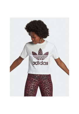 adidas Тишърт Logo HK5186 Бял Regular Fit - Pepit.bg