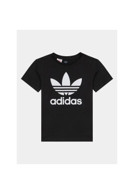 adidas Тишърт Trefoil DV2905 Черен Regular Fit - Pepit.bg