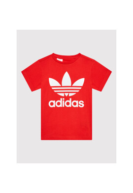 adidas Тишърт Trefoil HC9586 Червен Regular Fit - Pepit.bg